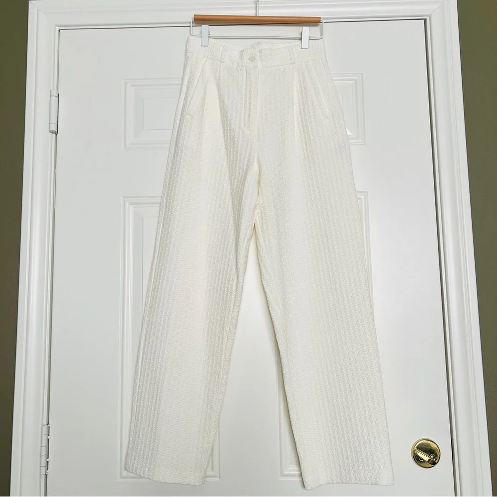 🆕 Rita Row Chaco Pants in white • size 36 •‎ NWOT